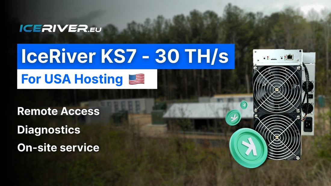 IceRiver KS7 – 30TH Kaspa Miner Now with USA Hosting