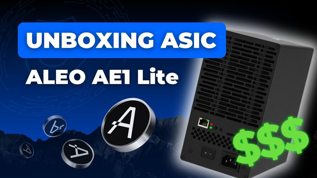 IceRiver ALEO AE1 Lite Unboxing | Compact Power for ALEO Mining