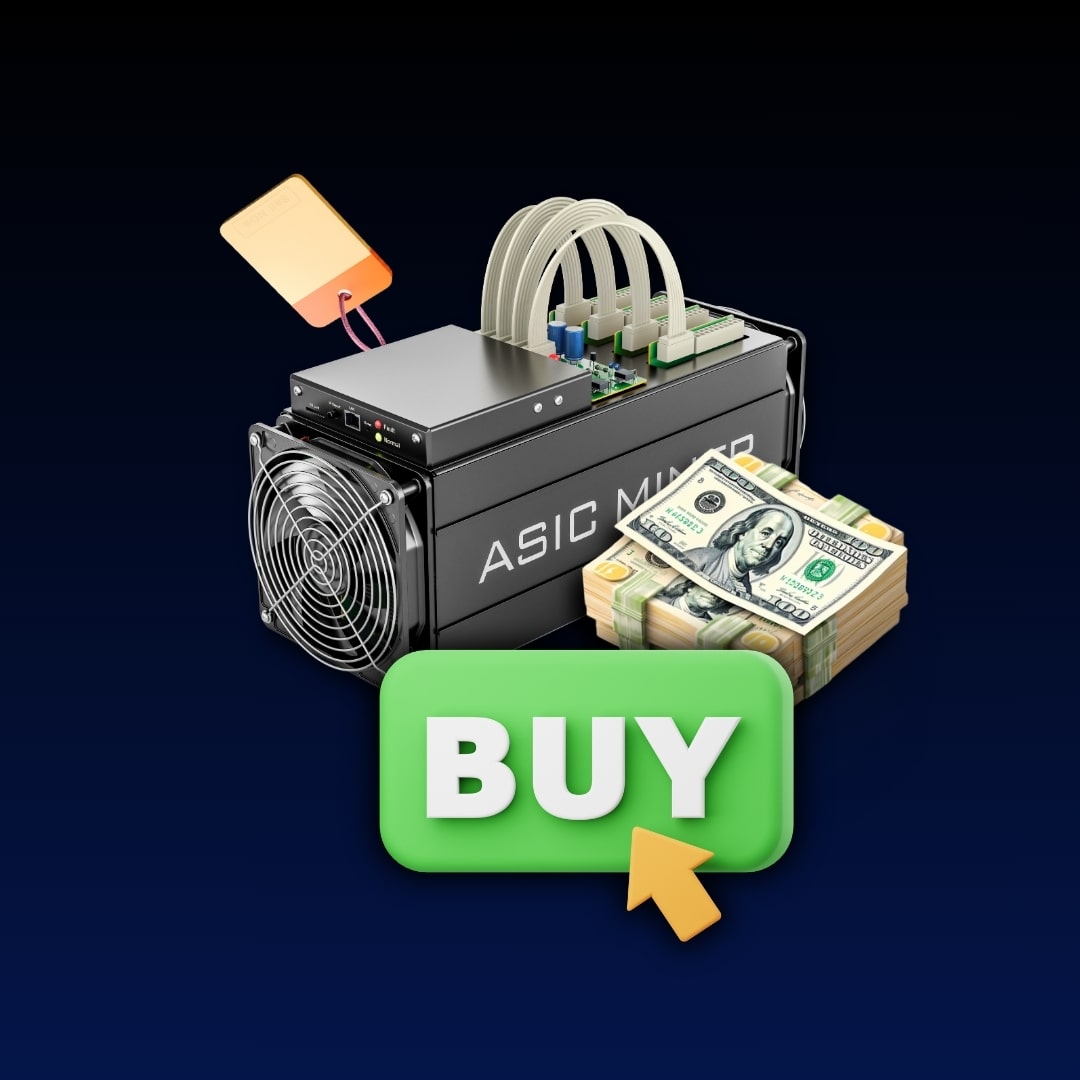 Step one of hosting purchase process - buying miner